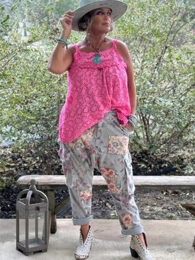 NEW Jaded Gypsy Eye See You Tank - Magenta